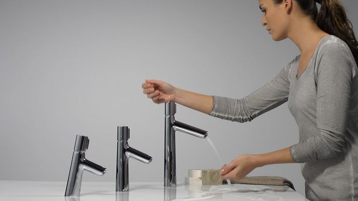 Hansgrohe Waschtischmischer 80 Talis Select S, ohne Ablaufgarnitur, Farbe chrom Bild 4
