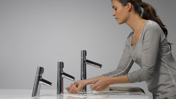 Hansgrohe Waschtischmischer 80 Talis Select S, ohne Ablaufgarnitur, Farbe chrom Bild 6