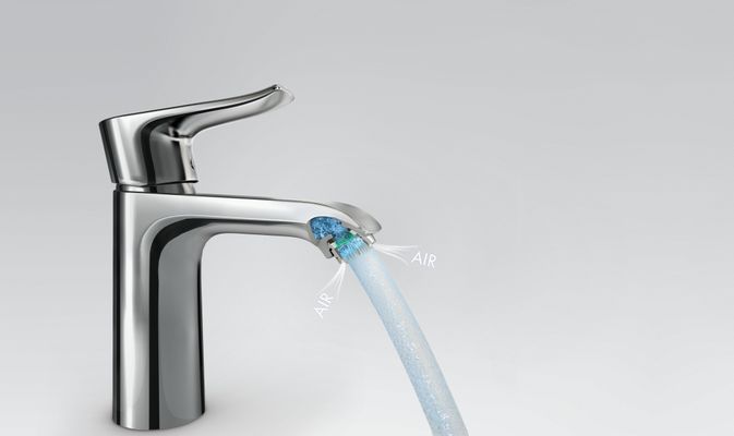 Hansgrohe Waschtischmischer 110 Metris LowFlow, ohne Ablaufgarnitur, Farbe chrom Bild 3