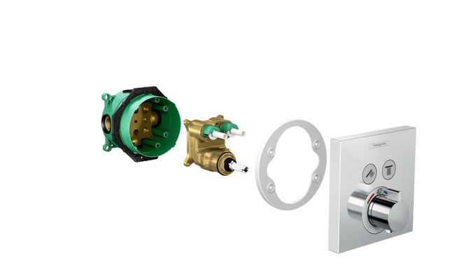 Hansgrohe UP-Körper (I-Box Universal) für Wannen-/Brausearmatur, UP-Thermostat Bild 2
