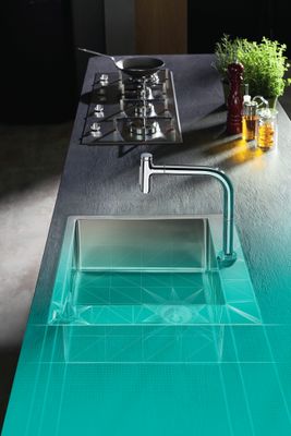 Hansgrohe 2-Loch SPTM 200 Metris Select M71 Ausziehauslauf 1jet sBox, 320 mm, Farbe chrom Bild 14
