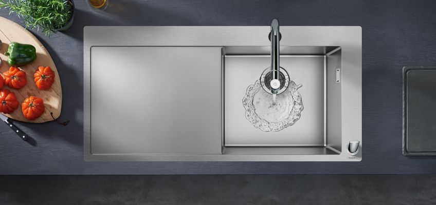 Hansgrohe 2-Loch SPTM 200 Metris Select M71 Ausziehbrause 2jet sBox, 320 mm, Farbe chrom Bild 33