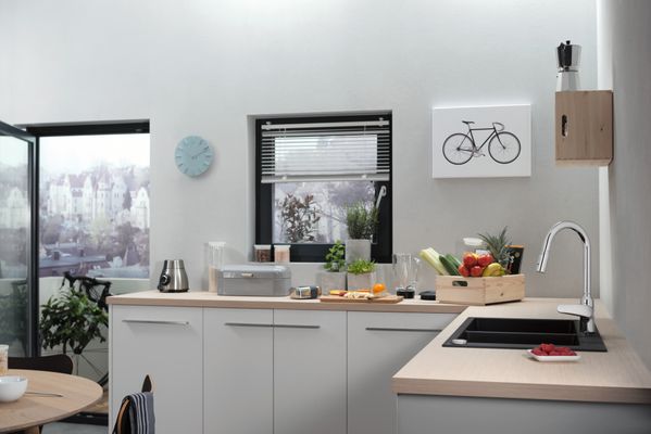 Hansgrohe Spültischmischer 220 Focus M42 Ausziehbrause 2jet, 400 mm, Farbe chrom Bild 4