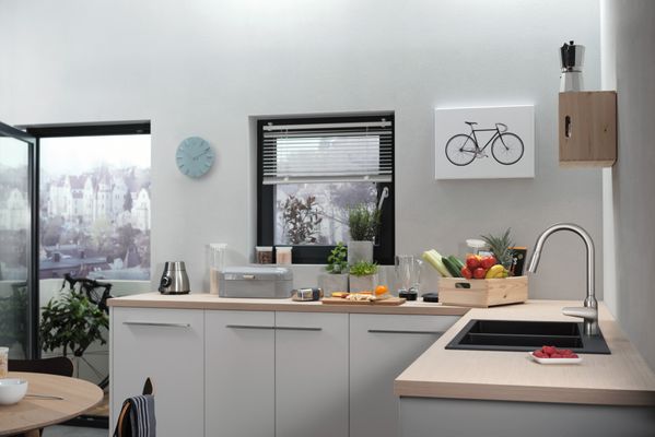 Hansgrohe Spültischmischer 220 Focus M42 Ausziehbrause 2jet sBox, 400 mm, Farbe chrom Bild 6