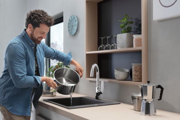 Hansgrohe Spültischmischer 220 Focus M42 1jet, 348 mm, Farbe chrom Bild 4