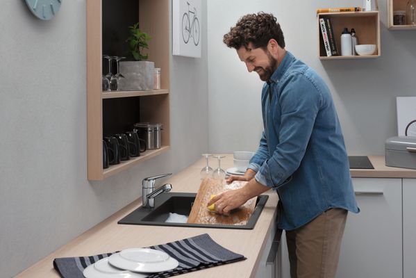 Hansgrohe Spültischmischer 100 Focus M42 1jet, 145 mm, Farbe chrom Bild 5