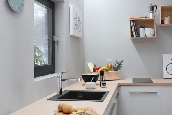 Hansgrohe Spültischmischer 120 Focus M42 Vorfenster 1jet, 234 mm, Farbe chrom Bild 4