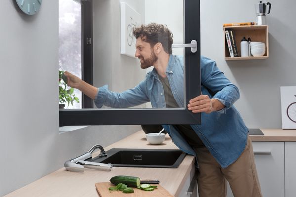Hansgrohe Spültischmischer 120 Focus M42 Vorfenster 1jet, 234 mm, Farbe chrom Bild 5