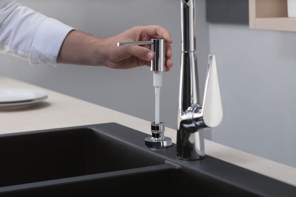 Hansgrohe Spülmittelspender A51, Farbe chrom Bild 3
