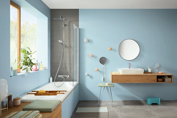 Hansgrohe Showerpipe Croma E 280 1jet, mit Wannenthermostat, 1660 x 306 x 487 mm, Farbe chrom Bild 6