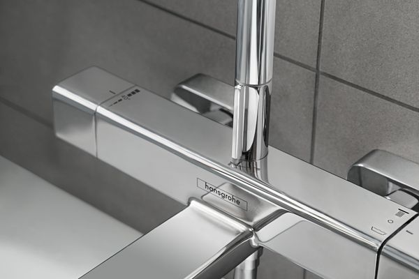 Hansgrohe Showerpipe Croma E 280 1jet, mit Wannenthermostat, 1660 x 306 x 487 mm, Farbe chrom Bild 2
