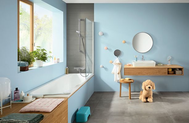 Hansgrohe Handbrause Croma Select S Multi EcoSmart, weiss / chrom, 110 mm, Farbe weiß, chrom Bild 9