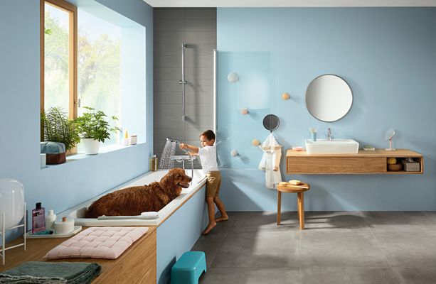 Hansgrohe Handbrause Croma Select S Multi EcoSmart, weiss / chrom, 110 mm, Farbe weiß, chrom Bild 10