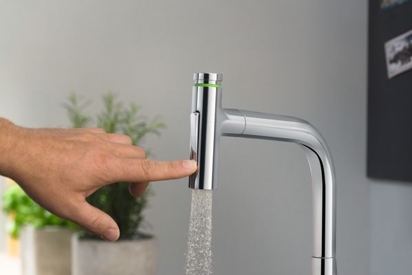 Hansgrohe 2-Loch SPTM 200 Metris Select M71 Ausziehbrause 2jet sBox, 320 mm, Farbe chrom Bild 6