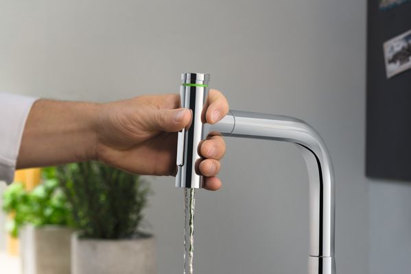 Hansgrohe 2-Loch SPTM 200 Metris Select M71 Ausziehbrause 2jet sBox, 320 mm, Farbe chrom Bild 8