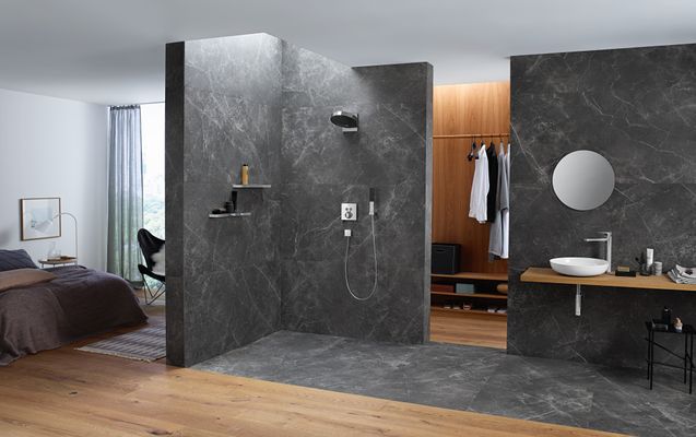 Hansgrohe Wandhalter Porter E, für Handbrausen, Farbe chrom Bild 3
