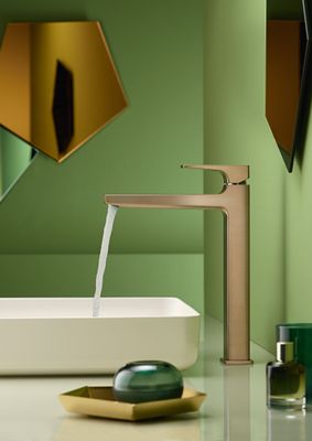 Hansgrohe Waschtischmischer 260 Metropol, mit Push-Open Ablaufgarnitur BBR, Farbe bronze Bild 3