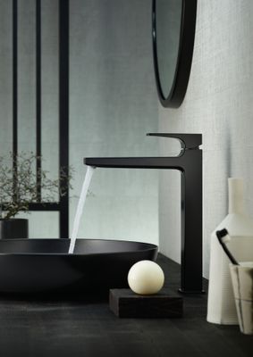 Hansgrohe Waschtischmischer 260 Metropol, mit Push-Open Ablaufgarnitur matt, Farbe schwarz Bild 3