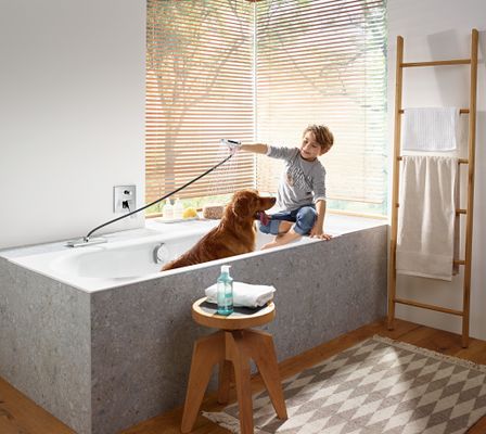 Hansgrohe Fertigset Ab- und Überlaufgrt. Exafill-S für Normal-/Sonderwannen, verchromt, Farbe chrom Bild 4