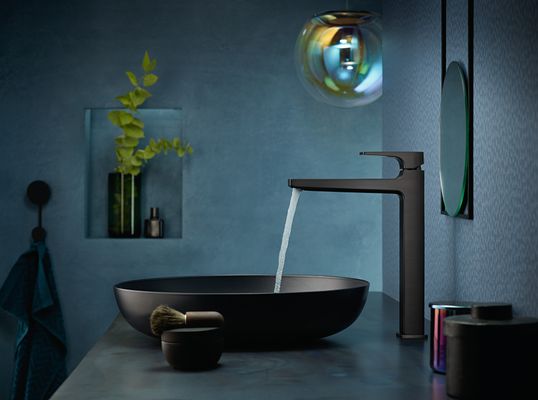 Hansgrohe Waschtischmischer 260 Metropol, mit Push-Open Ablaufgarnitur BBC, Farbe black chrome Bild 4