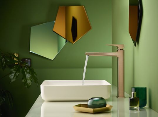 Hansgrohe Waschtischmischer 260 Metropol, mit Push-Open Ablaufgarnitur BBR, Farbe bronze Bild 4