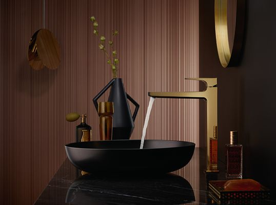 Hansgrohe Waschtischmischer 260 Metropol, mit Push-Open Ablaufgarnitur PGO, Farbe gold Bild 4