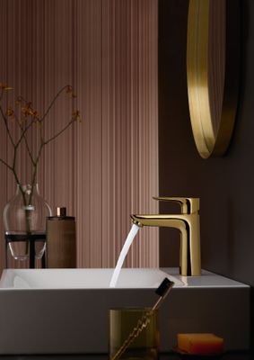 Hansgrohe Waschtischmischer 110 Talis E PGO, Farbe gold Bild 4