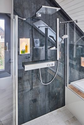 Hansgrohe Brausenset Raindance Select S 120 Unica'E 900 mm weiss / chrom, Farbe weiß, chrom Bild 5
