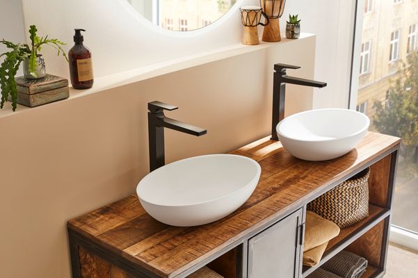 Hansgrohe Waschtischmischer 260 Metropol, mit Push-Open Ablaufgarnitur matt, Farbe schwarz Bild 5