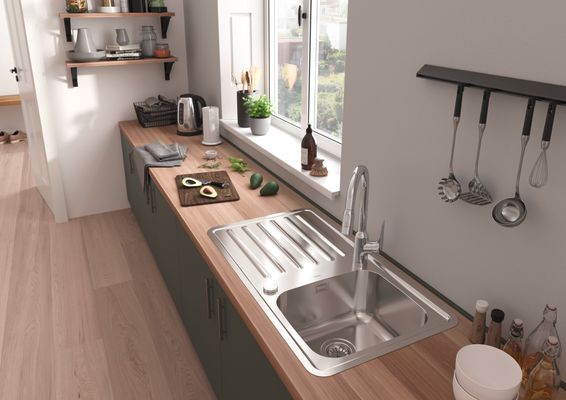 Hansgrohe Spültischmischer 220 Focus M42 Ausziehbrause 2jet, 400 mm, Farbe chrom Bild 7