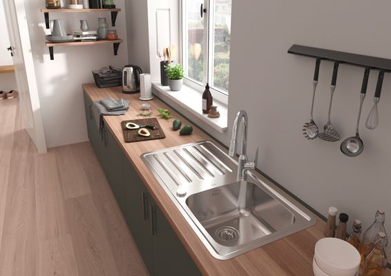 Hansgrohe Spültischmischer 220 Focus M42 Ausziehbrause 2jet, 400 mm, Farbe chrom Bild 8