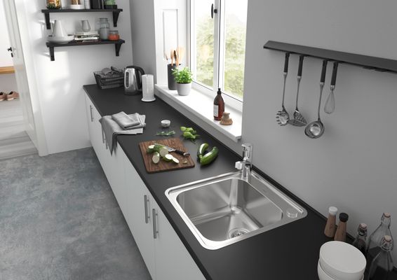 Hansgrohe Spültischmischer 150 Focus M42 Ausziehauslauf 1jet sBox, 222 mm, Farbe chrom Bild 8