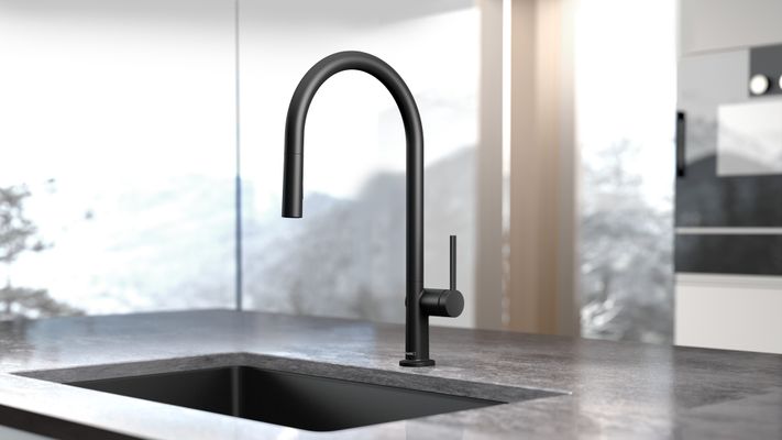 Hansgrohe Spültischmischer 210 Talis M54 Ausziehbrause 2jet matt, 435 mm, Farbe schwarz Bild 9