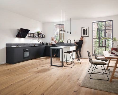 Hansgrohe Spültischmischer 210 Talis M54 Ausziehbrause 2jet matt, 435 mm, Farbe schwarz Bild 13