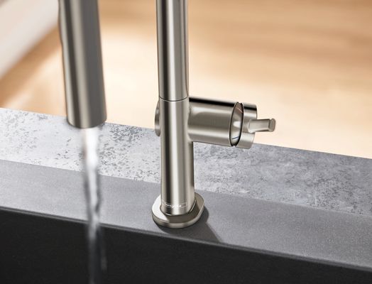 Hansgrohe Spültischmischer 210 Talis M54 Ausziehbrause 2jet edelstahl-optik, 435 mm, Farbe silber Bild 2
