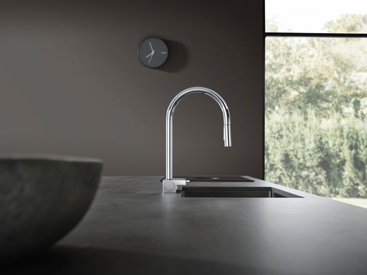 Hansgrohe Spültischmischer 170 Aquno Select M81 Ausziehbrause 3jet, 390 mm, Farbe chrom Bild 11