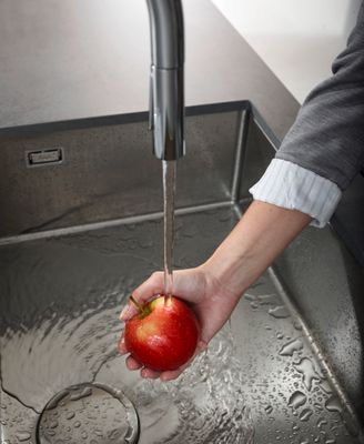 Hansgrohe Spültischmischer 170 Aquno Select M81 Ausziehbrause 3jet, 390 mm, Farbe chrom Bild 17