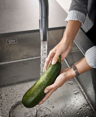 Hansgrohe Spültischmischer 170 Aquno Select M81 Ausziehbrause 3jet, 390 mm, Farbe chrom Bild 18