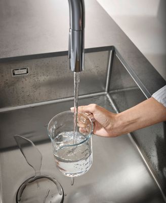 Hansgrohe Spültischmischer 170 Aquno Select M81 Ausziehbrause 3jet, 390 mm, Farbe chrom Bild 19