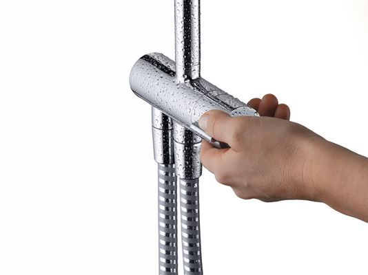 Hansgrohe Showerpipe Vernis Blend Reno 200 1-strah, 1130 x 205 x 501 mm, Farbe chrom Bild 2
