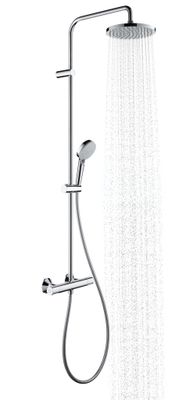Hansgrohe Showerpipe Vernis Blend 200 1-strahlig, mit Thermostat, verchromt, 1230 x 277 x 528 mm, Farbe chrom Bild 20