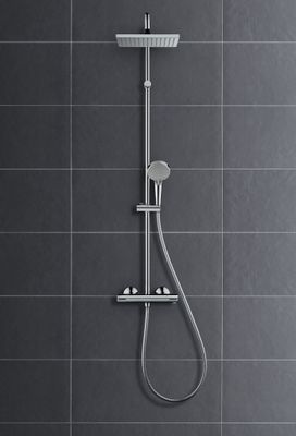Hansgrohe Showerpipe 230 1-strahlig, mit AP-Thermostat, 1230 x 277 x 512 mm, Farbe chrom Bild 17