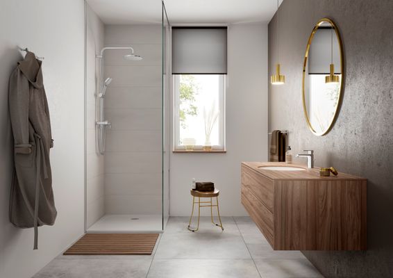 Hansgrohe Showerpipe Vernis Blend Reno 200 1-strah, 1130 x 205 x 501 mm, Farbe chrom Bild 15