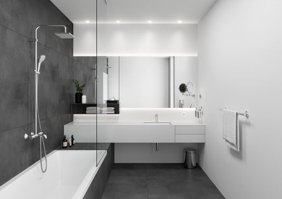 Hansgrohe Einhebel-Waschtischmischer 100, mit Ablaufgarnitur, Farbe chrom Bild 14