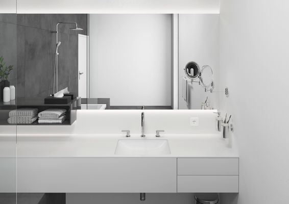 Hansgrohe 3-Loch Waschtischarmatur Vernis Shape, Farbe chrom Bild 4