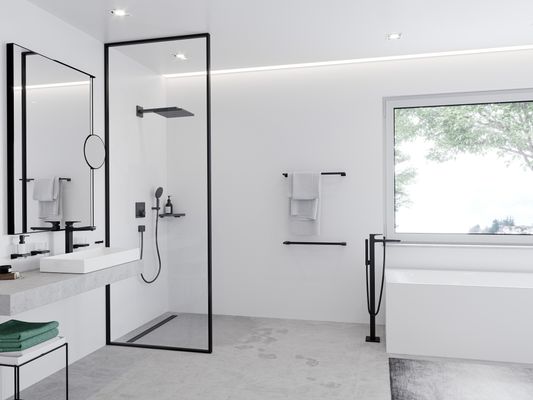 Hansgrohe Handbrause Raindance Select S120 3jet, EcoSmart,9 l/min, matt, 125 mm, Farbe schwarz Bild 3