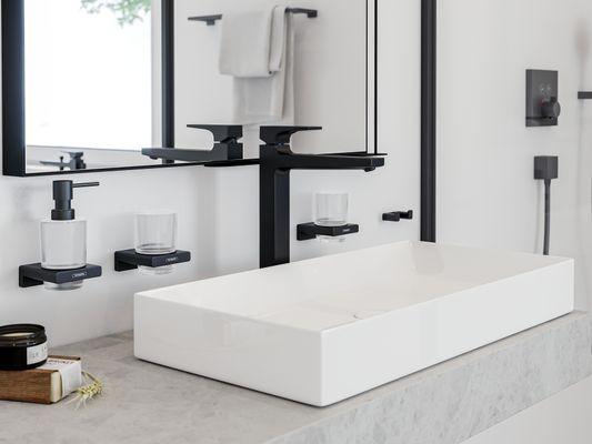 Hansgrohe Badetuchhalter AddStoris matt, 32 x 70 x 70 mm, Farbe schwarz Bild 4