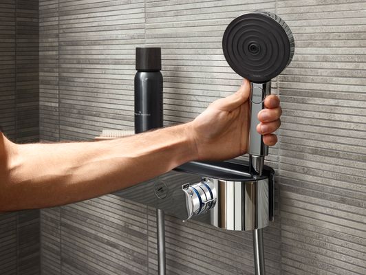 Hansgrohe Handbrause Pulsify 105 3-strahlig, Relaxation, verchromt, Farbe chrom Bild 8