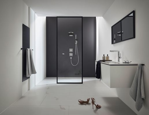Hansgrohe Select S Brausegarnitur 105 3jet, Brausestange 90 cm, EcoSmart, Farbe chrom Bild 5