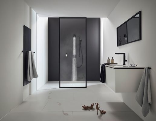 Hansgrohe Waschtischmischer 230 Finoris Schwenkauslauf matt, Farbe schwarz Bild 4